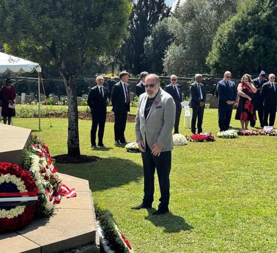2024 წლის 11 ნოემბერი,  თანამეგობრობის სამხედრო სასაფლაოზე ხსოვნის დღისადმი მიძღვნილ    ღონისძიება.