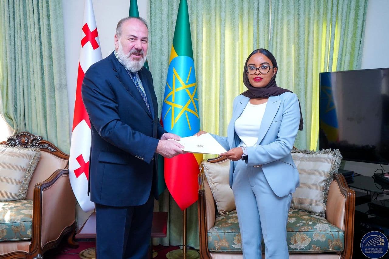 On May 27, 2025, Ambassador-Designate of Georgia to Ethiopia, Permanent Representative to the African Union Gia Macharadze presented copies of his credentials to Aziza Geleta, Director General of the Protocol Department of the Ministry of Foreign Affairs of the Federal Democratic Republic of Ethiopia.